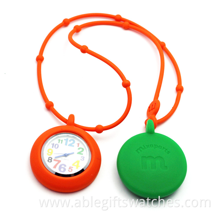 silicone chain watch